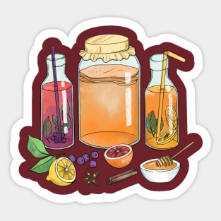 Kombucha Tea Sticker